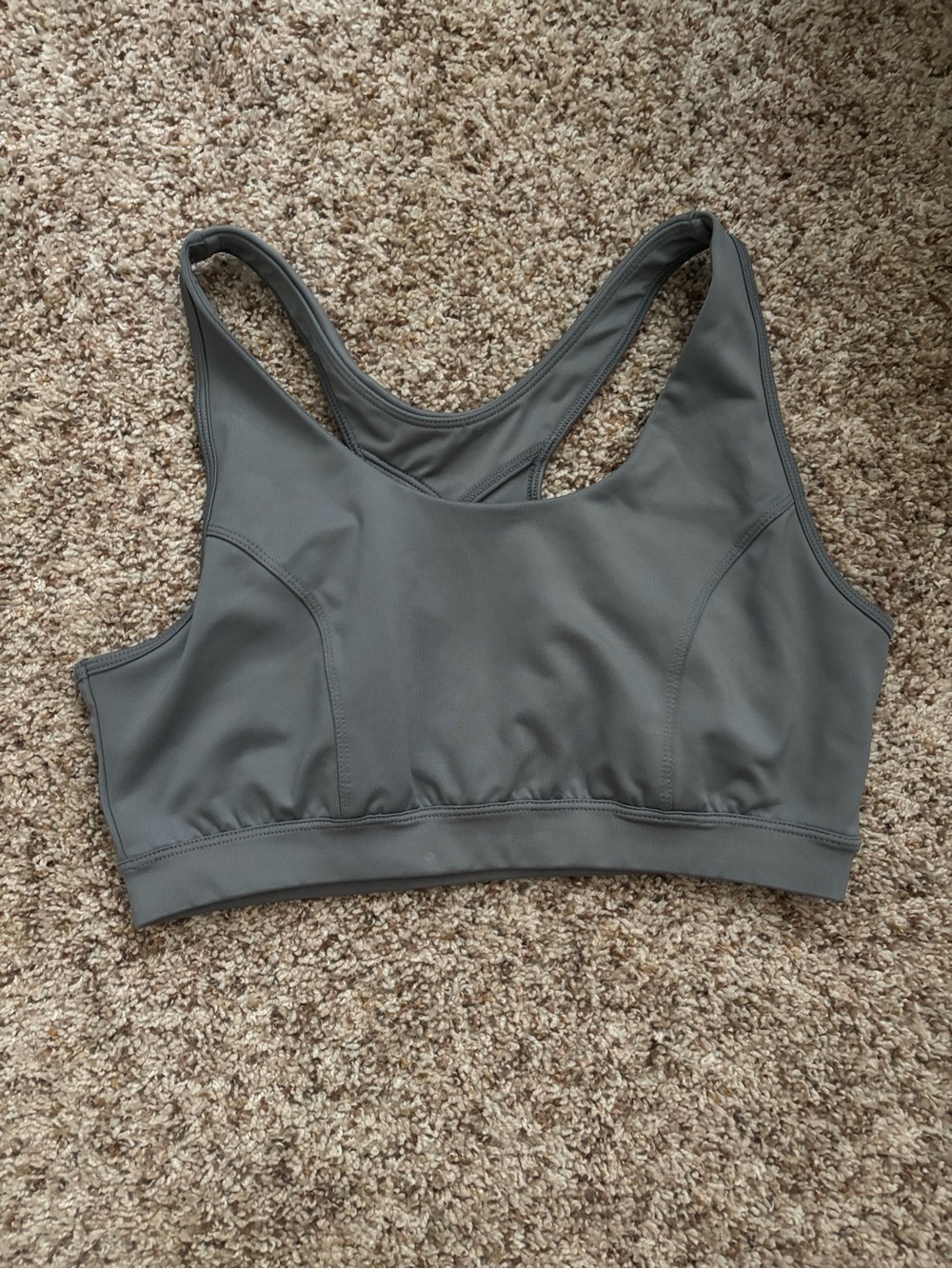 tek gear Gray Racerback Sports Bra
